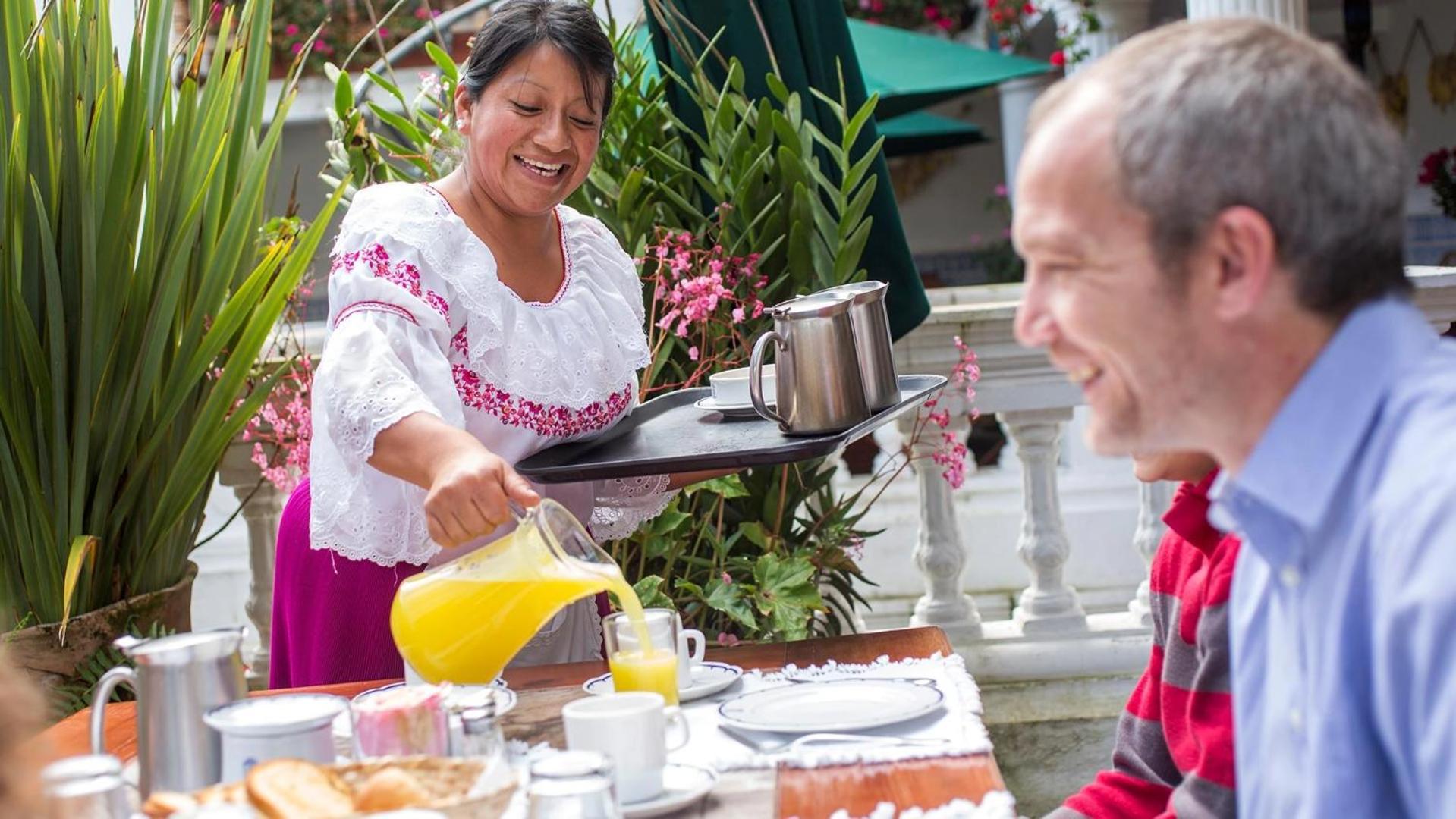 Hacienda Cusin Hotel โอตาวาโล ภายนอก รูปภาพ